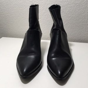 Topshop leather booties